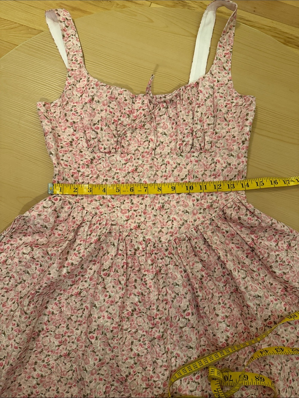 Reformation Daria Linen Basque Mini Dress Rosin Pink Floral
Size: 8 - Picture 6 of 7
